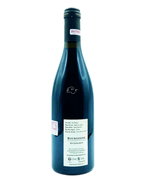 Domaine de Cassiopée - Bourgogne Rouge En Gerlieus 2020 - Avintures